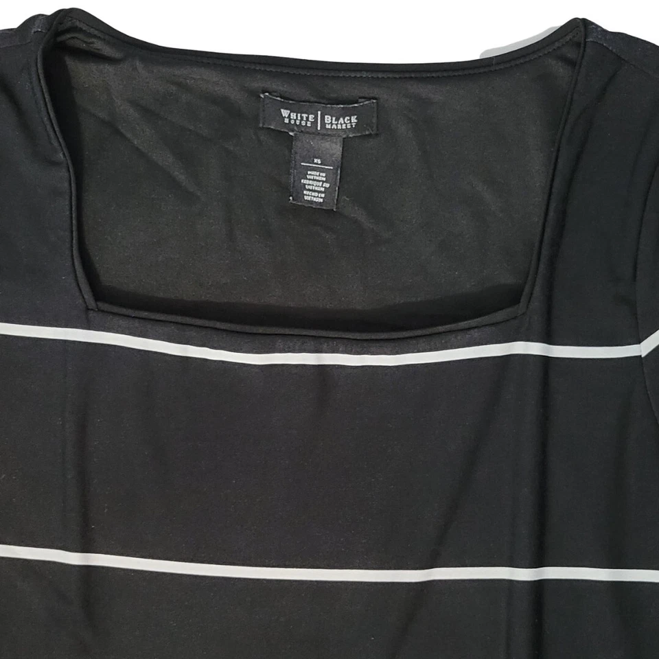 White House Black Market Shift Dress Black Size XS - Image 4 of 4