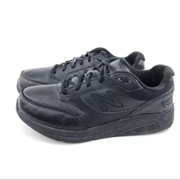 New balance black walking shoes mens sale