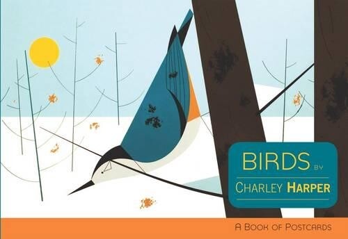 Thumbnail - Birds By Charley Harper Book Of Postcards