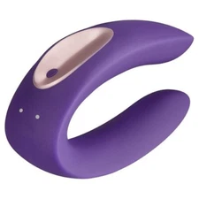 Satisfyer Double Plus Remote | Couples Vibrator | Dual Motors | Silicone | USB