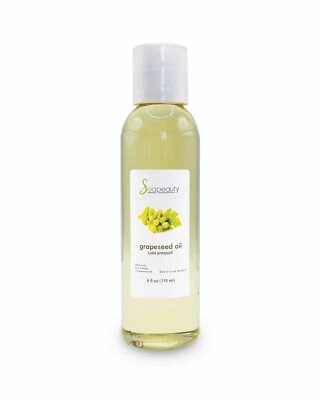 SOAPEAUTY GRAPESEED OIL 100% PURE NATURAL COLD PRESSED 4 OZ