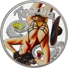 Cthulhu Temptations Colorized 1 oz Silver Round TEQUILA w/ COA