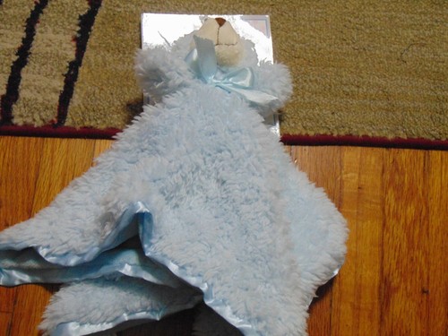 Cuddle Buds Teddy Bear Security Blanket by Stephan Baby Lovie Blanket - Picture 2 of 4