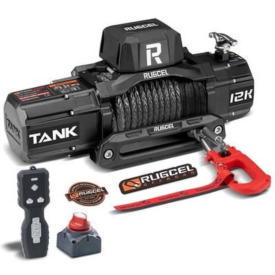 RUGCEL Elektrische Seilwinde 5443 kg 12V
