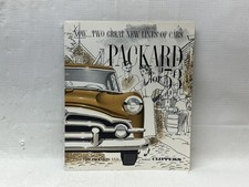1953 Packard And Clipper Original Fold-out Sales Brochure Patrician Mayfair 1953 Packard And Clipper Original Fold-out Sales Brochure Patrician Mayfair