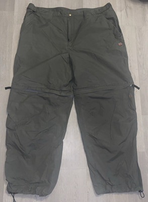 VINTAGE Old Navy Outdoor Convertible Pants XL 40x 29 Green Baggy Hiking Fishing