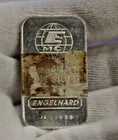 Engelhard 1 oz .999 Silver Bars E MC  Globe (Tape)