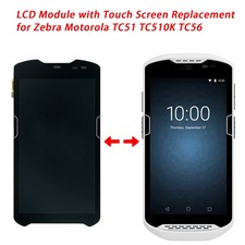 For Zebra TC51 TC510K TC56 LCD Display Module Screen with Touch Screen Digitizer