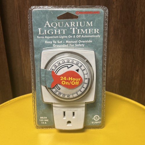 Marineland Aquarium Light Timer 24 Hour On Off With Grounded