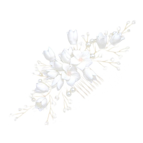 Pettine per capelli pezzo da sposa per matrimonio accessori scintillanti donna inserto forcina