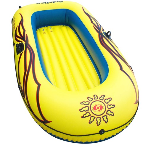 Solstice Inflatable Boat Rafts 3 Person for Adults & Kids Comes W/ Pole ...