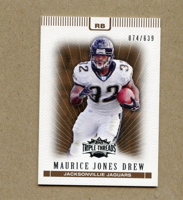 2007 Topps Triple Threads - Maurice Jones-Drew #36 Sepia 074/639....EX-NM