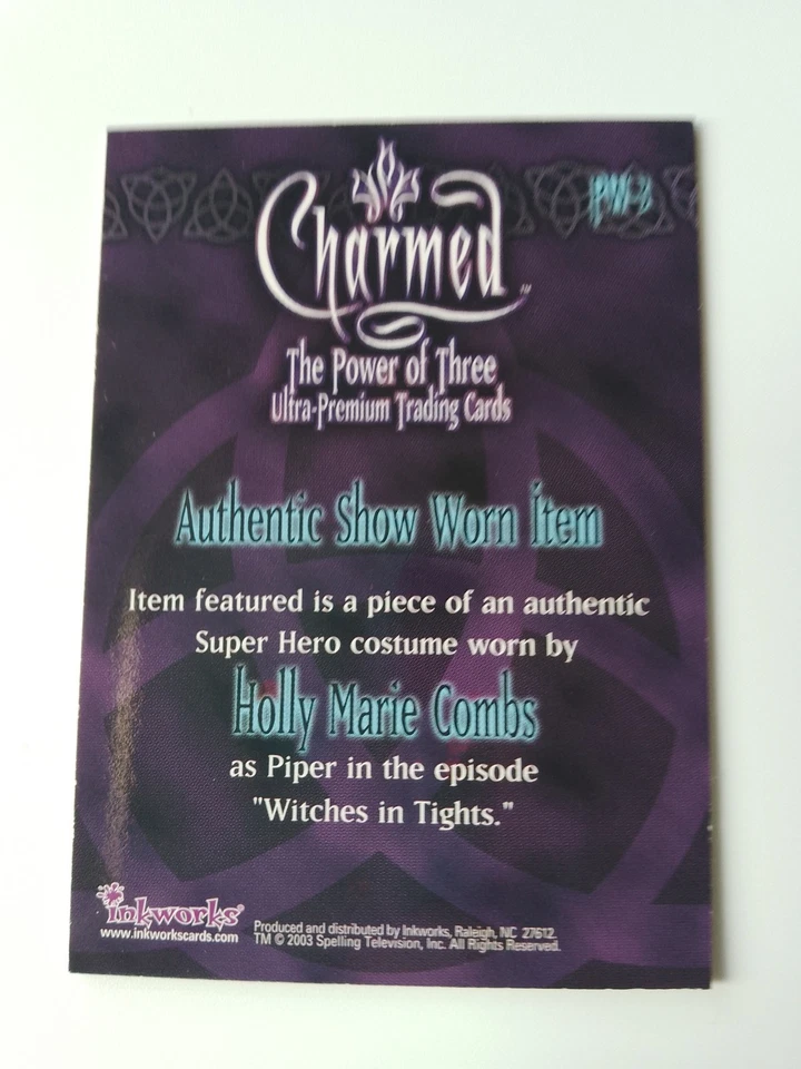 Holly Marie Combs Rose McGowan Inkworks Charmed Pieceworks PW3 & PW4 Piper Paige - Image 4 of 4