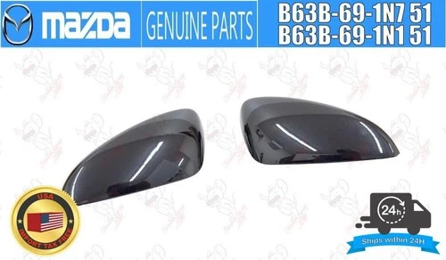 Mazda OEM Driver RH LH Side Mirror Cover Cap B63B-69-1N1-51 B63B-69-1N7-51
