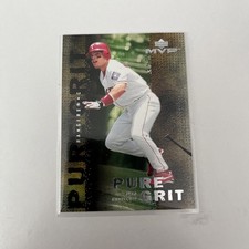 2000 Upper Deck MVP Pure Grit Ivan Rodriguez Texas Rangers Baseball Card #G4