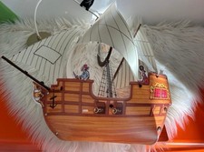 Kinderzimmerlampe Piratenschiff Deckenlampe Pendelleuchte Teppich & Hängemobile