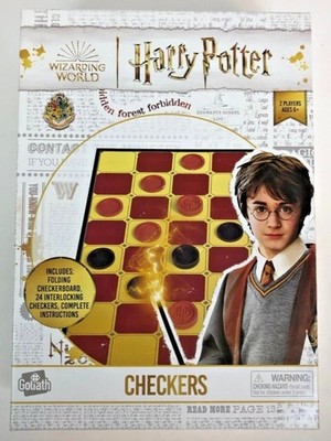 HARRY POTTER Checkers by Goliath SEALED  Wizarding World