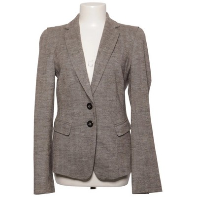 Odeeh, Blazer, Größe: M, Grau, Polyester/Viskose, Fischgräte, Tweed, Damen #lCY