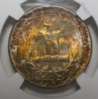 1954-S Washington Quarter - NGC MS66 - Lustrous Mint Set Toned