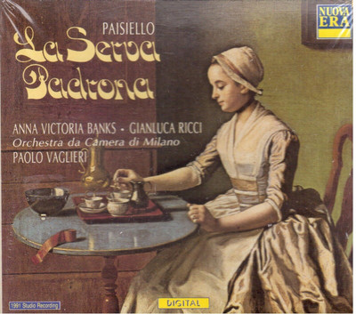 Paisiello: La Serva Padrona / Paolo Vaglieri, Anna Vi.Banks, Gianluca Ricci - CD
