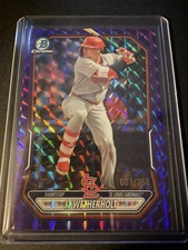 2025 Bowman Chrome JJ Wetherholt #BCP-115 Purple Refractor 1/250 (RC) Variation