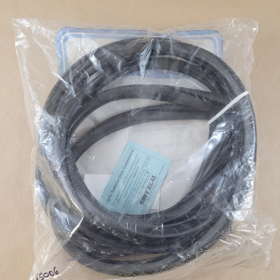 Nuevo Oldsmobile Chevy Pontiac 1955 2 y 4 puertas trasero vidrio junta de goma Foto 4 de 4