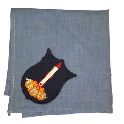 A.F.M.T.C. Boy Scout Council Neckerchief BLU Bdr (LB3192)