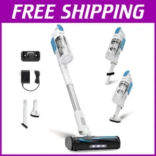Lightweight Cordless Vacuum with Strong Suction & LED Lights for Deep Cleaning
