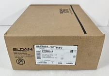 Sloan Optima Faucet ETF880-4 Sensor Operated, Chrome,Plug In Adapter, NEW