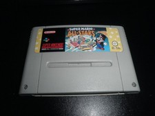 super nintendo SNES -  super mario all stars - cart -  tested
