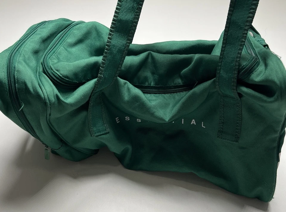 Bolso de Lona Vintage Lacoste Perfumes - GRANDE - Verde - Gráfico - Gimnasio Viaje Foto 4 de 4