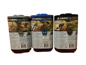 LEGO 7168 + 7169 + 7170 Hero Factory Set of 3 Duncan Bulk + Surge + Stringer NEW & ORIGINAL PACKAGING