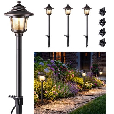HIBOITEC ORB Low Voltage Landscape Lighting, 3W 150LM 2700K 12V-24V Wired Pat...