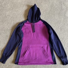 Nike Women s Small Hoodie Therma Fit Fleece - Purple And Lilac