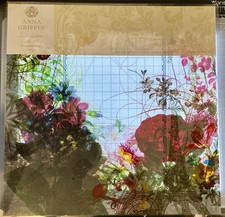 RARE 2016 ANNA GRIFFIN Designer Acetate 12x12/24 Transparent Paris Floral Sheets