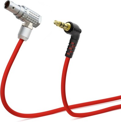 Ultra Soft Timecode Cable for RED Komodo Tentacle Sync 3.5mm TRS to EXT 9 Pin
