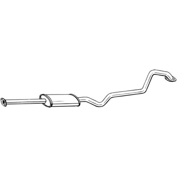 Bosal MittelschalldäMpfer SchalldäMpfer FüR Nissan Almera II Hatchback N16-image