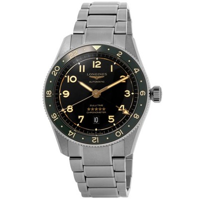 New Longines Spirit Zulu Time Automatic Grey Dial Men's Watch L3.812.4.63.6