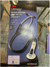 3M Littmann 3200 Electronic Stethoscope - Black (3200BK27)
