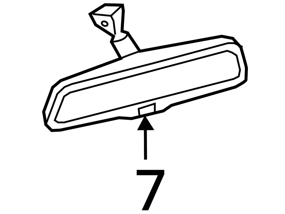 Espejo retrovisor atenuación automática para 14-23 MAZDA CX-5 2978174 Foto 4 de 4