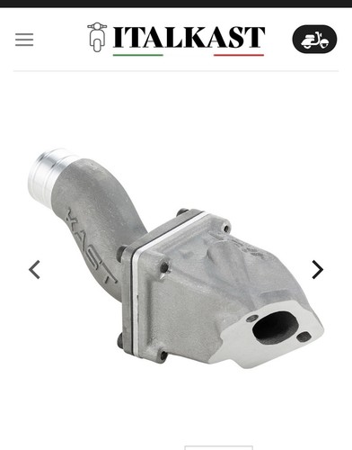 COLLETTORE ASPIRAZIONE LAMELLARE VMC 28/34MM 2/3FORI VESPA 50 SPECIAL ET3 Pk/XL - Foto 4 di 5