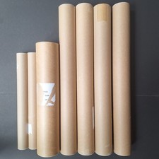 Job Lot 7 Cardboard Poster Mailing Tubes with End Caps Storage Packaging