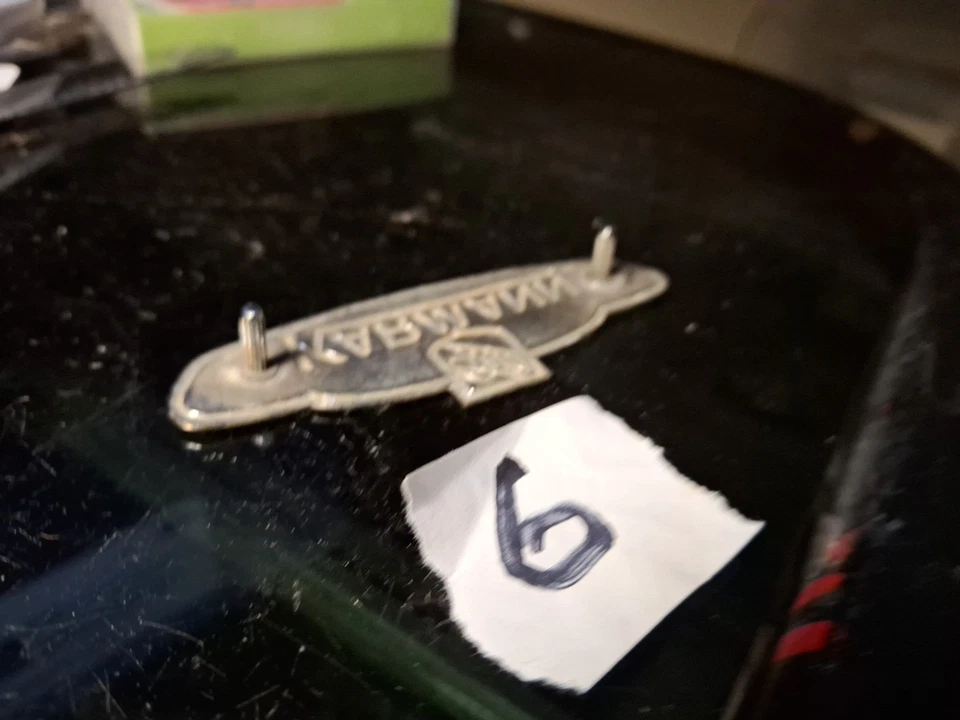 VINTAGE 1967-73 VOLKSWAGEN KARMANN GHIA EMBLEM OEM V.W - Image 2 of 2