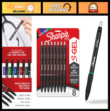 Assorted Gel Pens, Medium Point 0.7mm, 8 Count - Perfect for Writing, Journaling