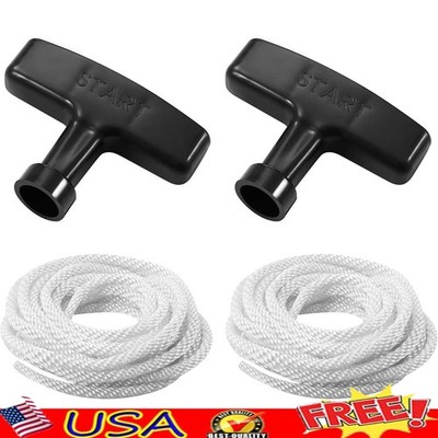Durable Pull Start Cord Kit Heavy Duty Starter Handle Lawn Mowers Generators New