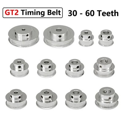 GT2 Timing Pulley 30/36/40/60T 5-10mm Bore 6mm Belt Width For 3D Printer Reprap