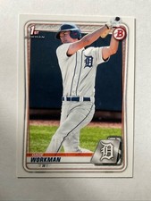 2020 Bowman Draft GAGE WORKMAN 1st Bowman Card RC Detroit TIGERS #BD-33