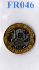 FR046 Moneta Coin FRANCIA 10 Francs Génie de la Bastille 1988