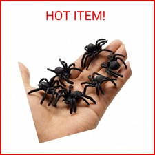 Muzboo Realistic Plastic Spider Toys Halloween Prank Props Small Size Funny Hall