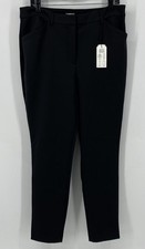 Express Black Womens Supersoft Double Knit Dress Pants Large NWT